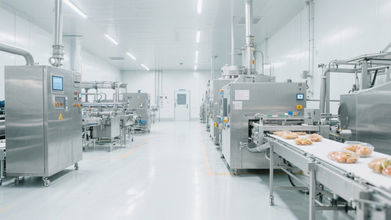 Clean modern food production facility